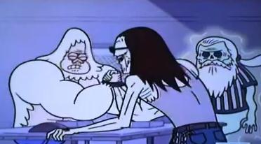Then on Regular Show: In "Over the Top", Skips is shocked to find...